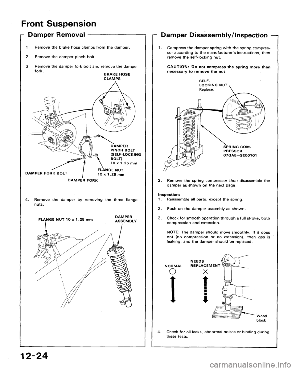 HONDA ACCORD 1994 CB / 4.G Workshop Manual HONDA ACCORD 1994 CB / 4.G Workshop Manual