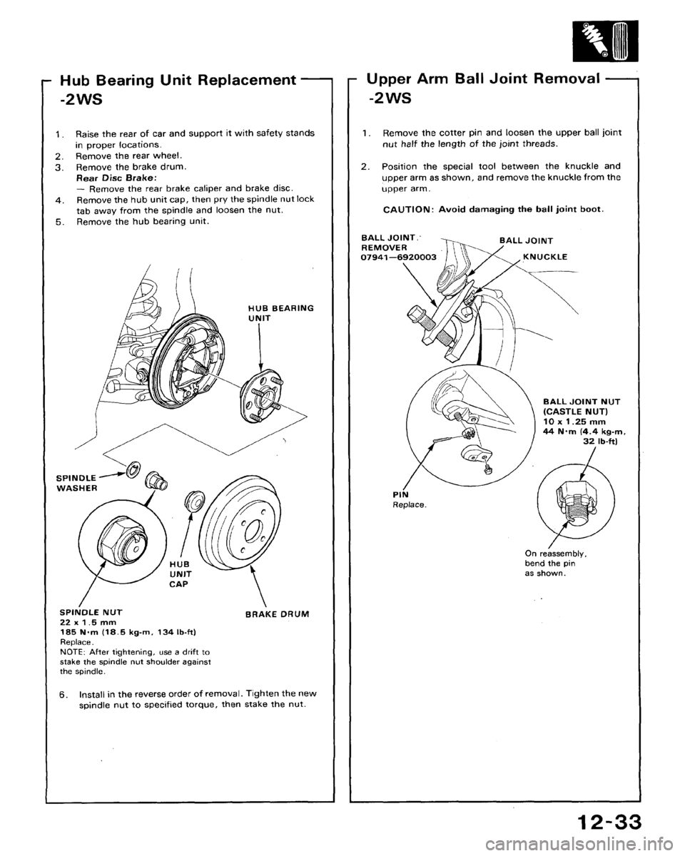 HONDA ACCORD 1994 CB / 4.G Workshop Manual HONDA ACCORD 1994 CB / 4.G Workshop Manual