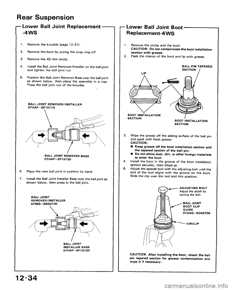 HONDA ACCORD 1994 CB / 4.G Workshop Manual HONDA ACCORD 1994 CB / 4.G Workshop Manual