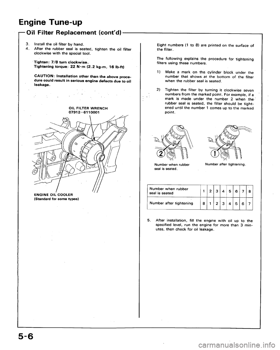HONDA ACCORD 1993 CB / 4.G Repair Manual 