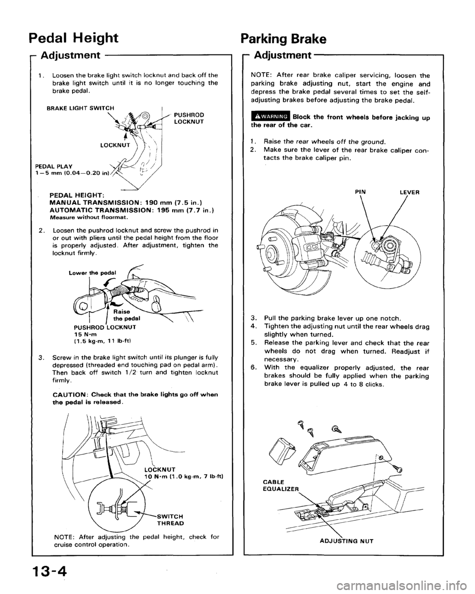 HONDA ACCORD 1994 CB / 4.G Workshop Manual HONDA ACCORD 1994 CB / 4.G Workshop Manual