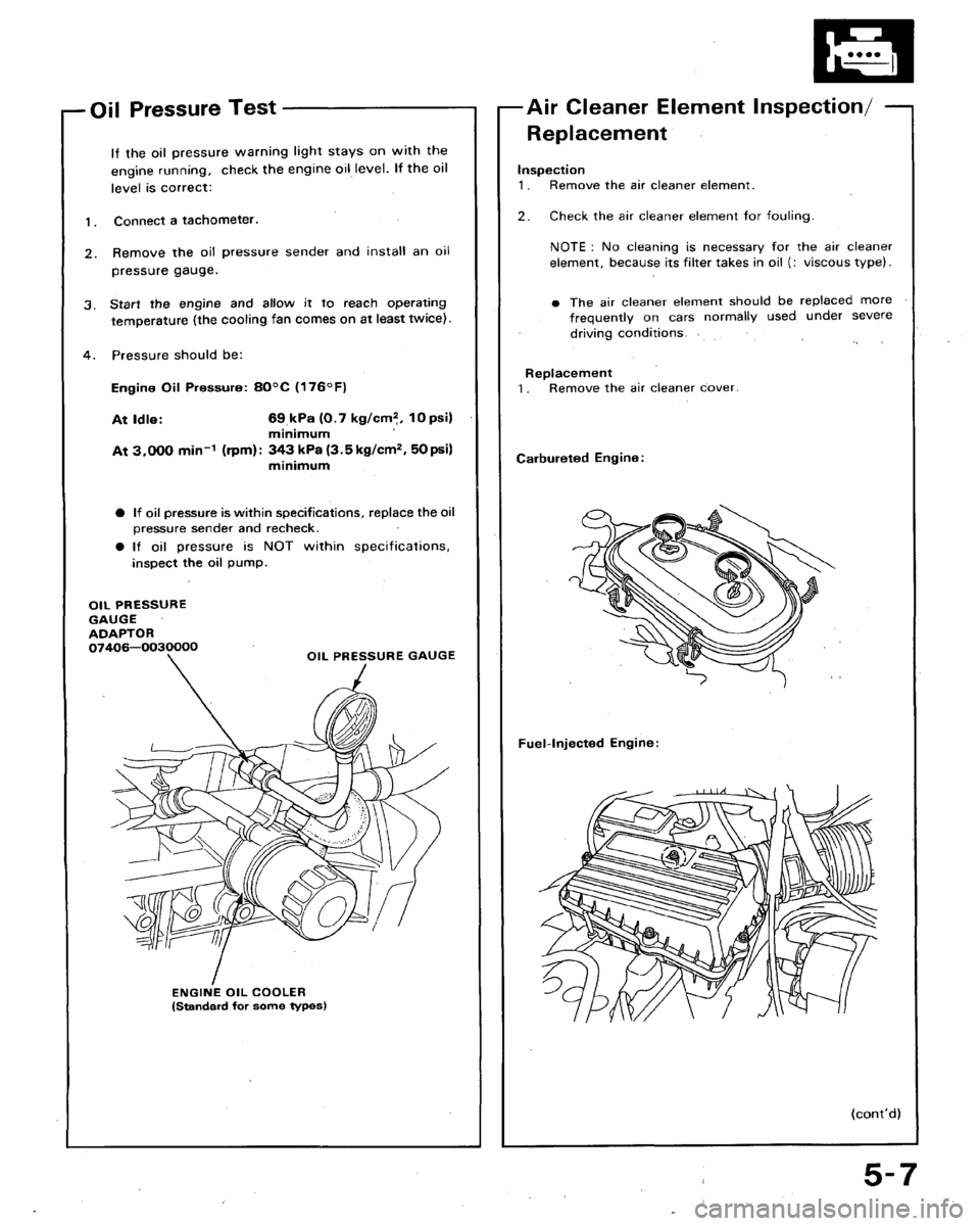 HONDA ACCORD 1992 CB / 4.G Repair Manual 