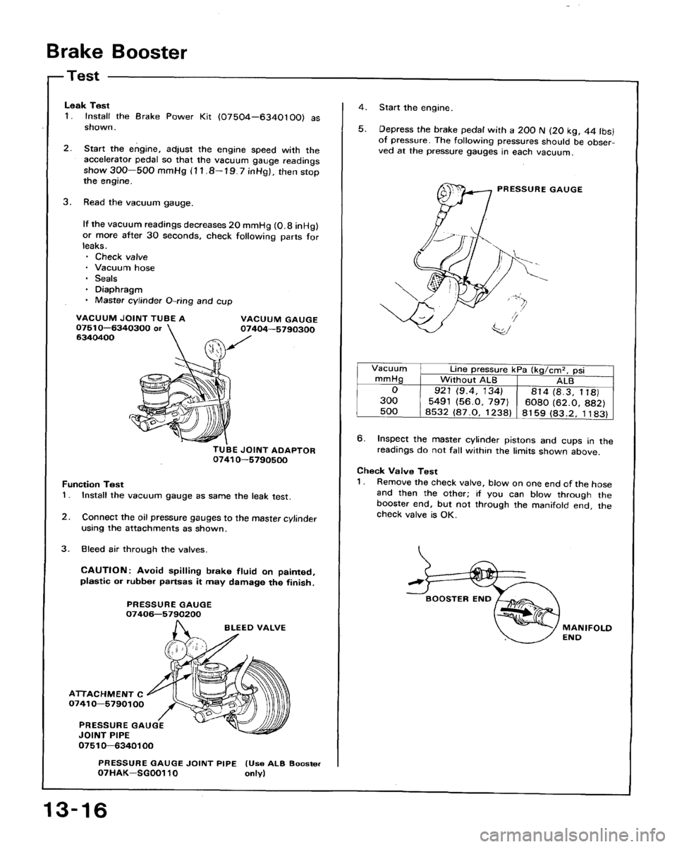 HONDA ACCORD 1994 CB / 4.G Workshop Manual HONDA ACCORD 1994 CB / 4.G Workshop Manual