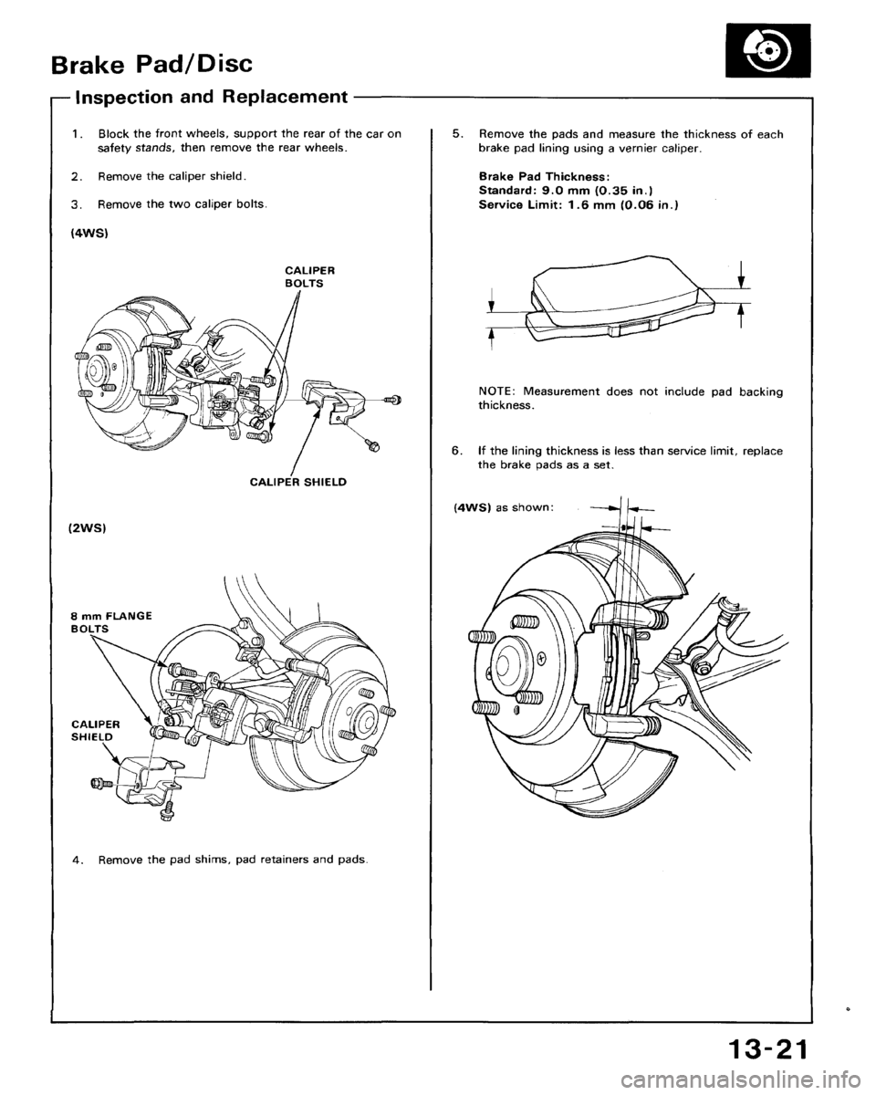 HONDA ACCORD 1994 CB / 4.G Workshop Manual HONDA ACCORD 1994 CB / 4.G Workshop Manual