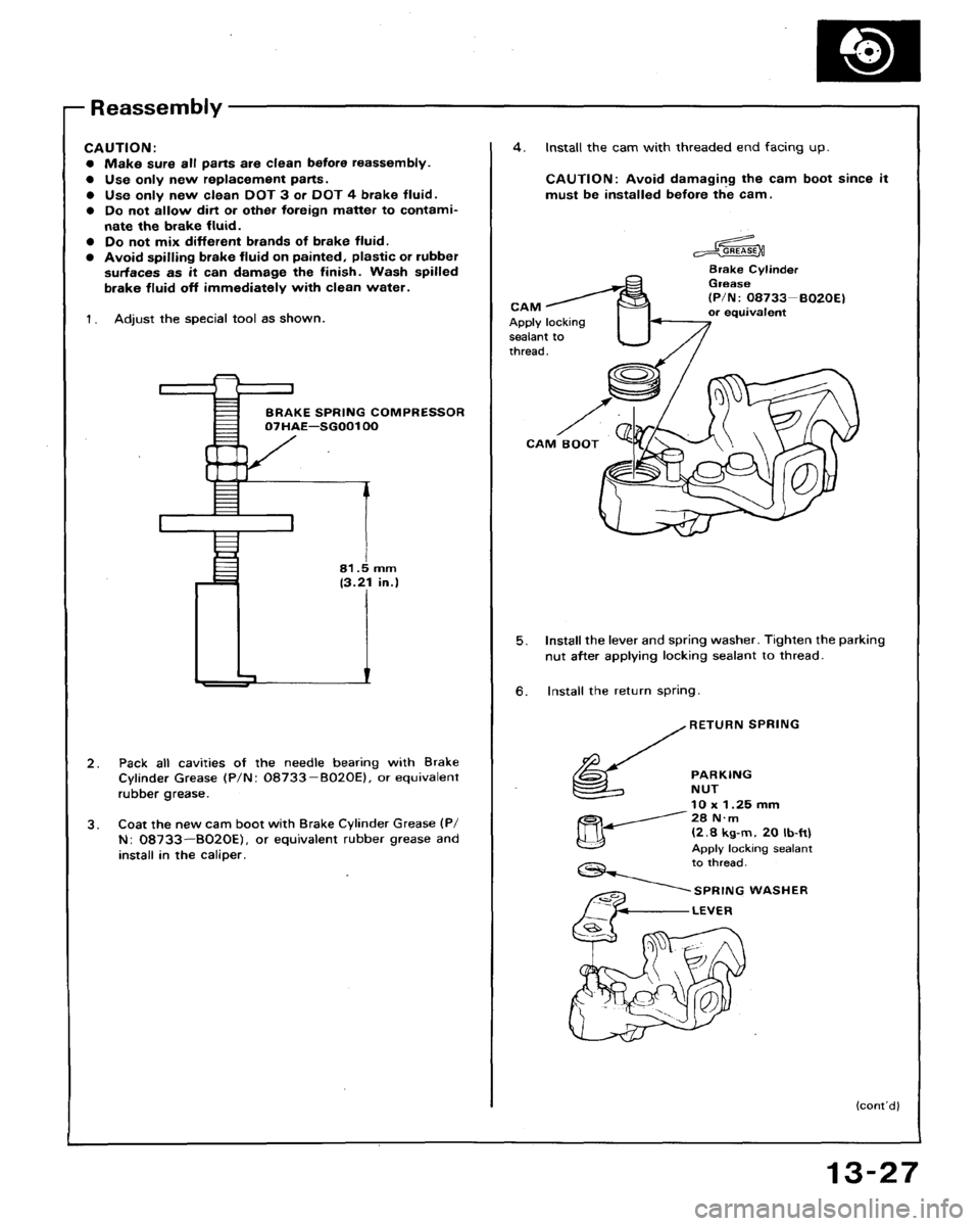 HONDA ACCORD 1994 CB / 4.G Workshop Manual HONDA ACCORD 1994 CB / 4.G Workshop Manual