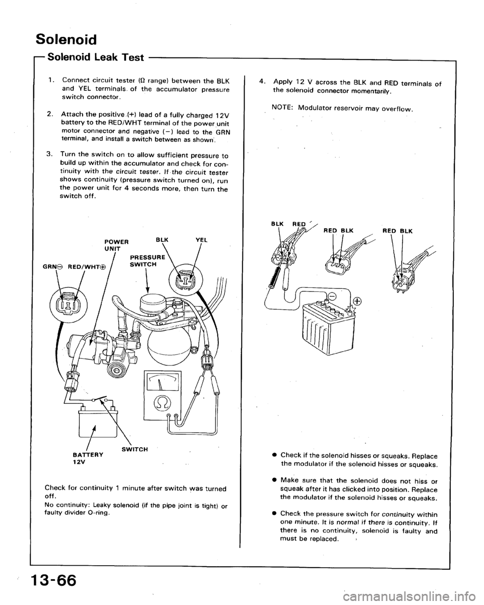 HONDA ACCORD 1994 CB / 4.G Workshop Manual HONDA ACCORD 1994 CB / 4.G Workshop Manual