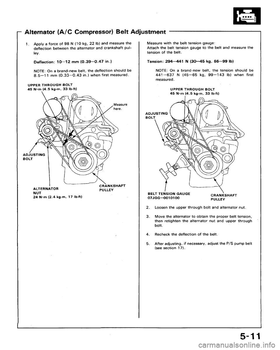 HONDA ACCORD 1990 CB / 4.G Repair Manual 