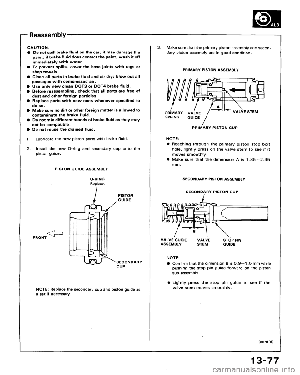 HONDA ACCORD 1994 CB / 4.G Workshop Manual HONDA ACCORD 1994 CB / 4.G Workshop Manual