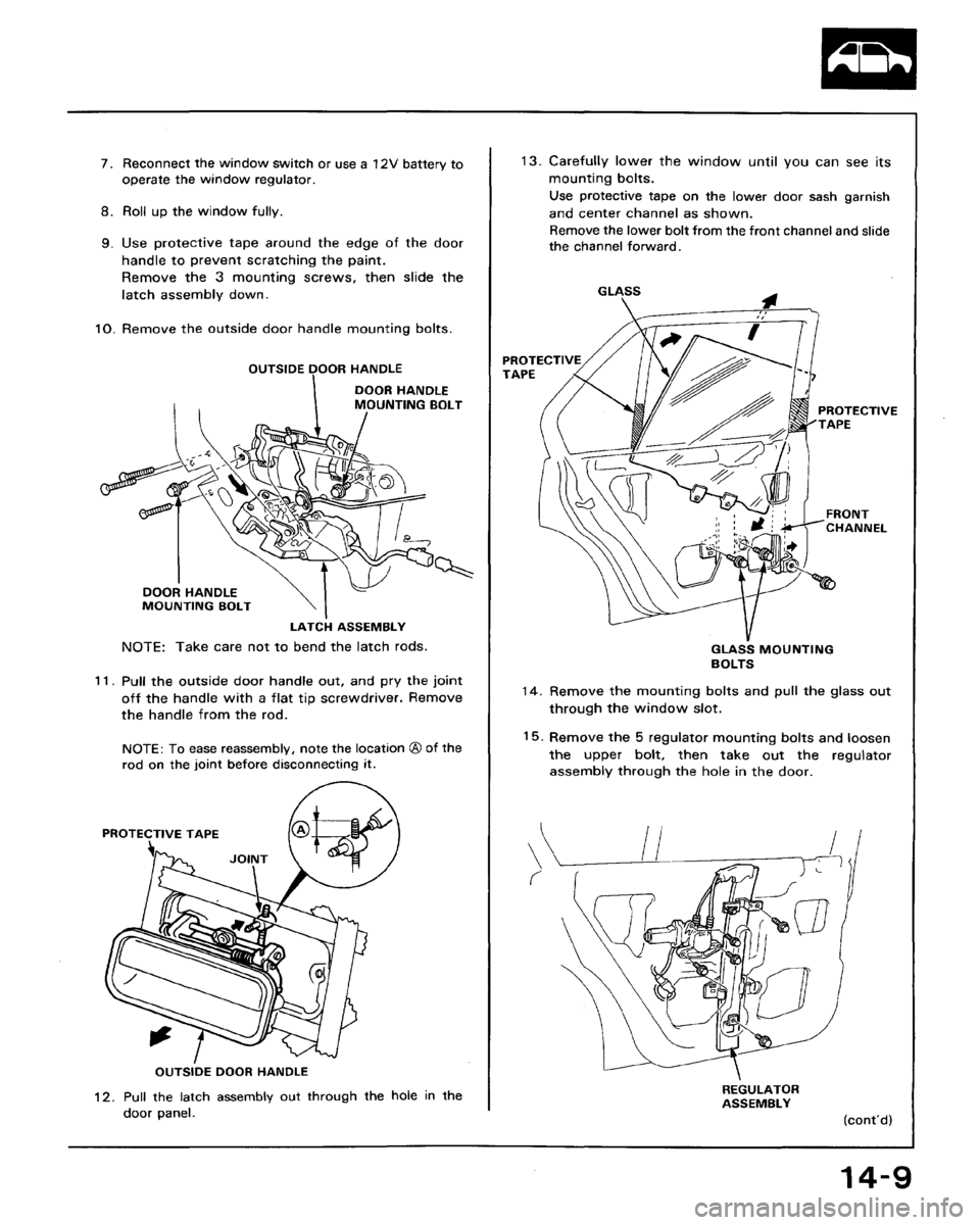 HONDA ACCORD 1994 CB / 4.G Workshop Manual HONDA ACCORD 1994 CB / 4.G Workshop Manual