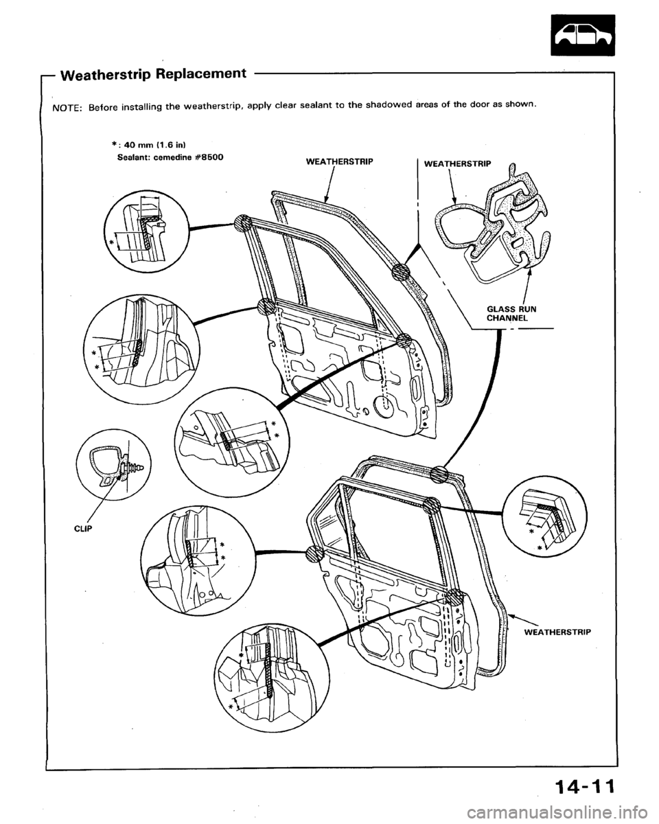 HONDA ACCORD 1994 CB / 4.G Workshop Manual HONDA ACCORD 1994 CB / 4.G Workshop Manual