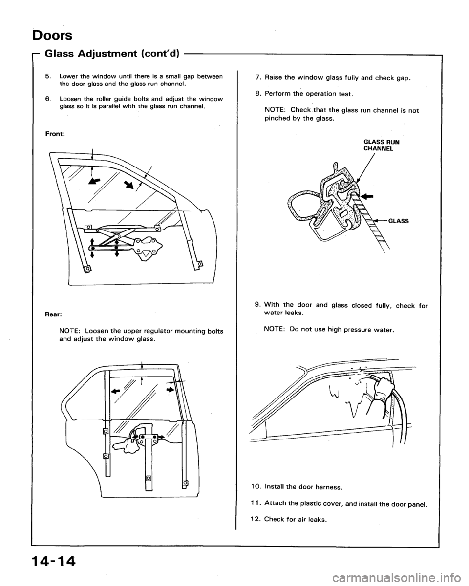 HONDA ACCORD 1994 CB / 4.G Workshop Manual HONDA ACCORD 1994 CB / 4.G Workshop Manual