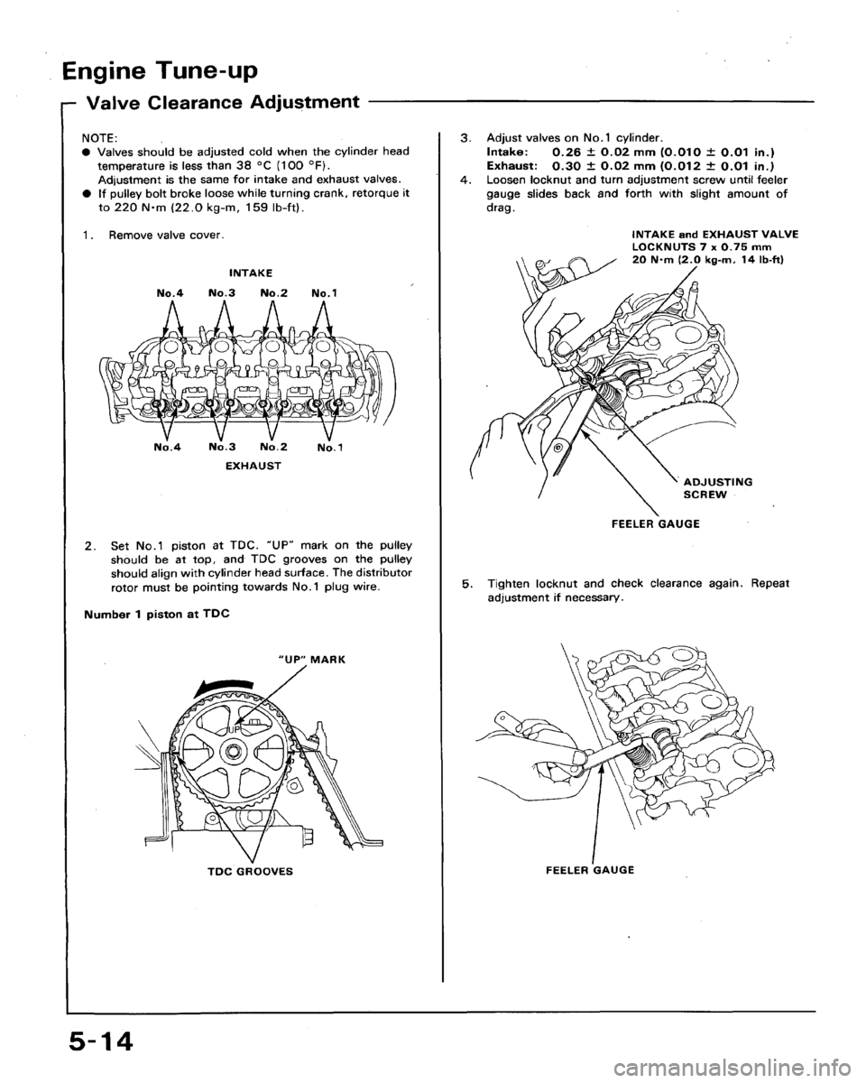 HONDA ACCORD 1990 CB / 4.G Repair Manual 