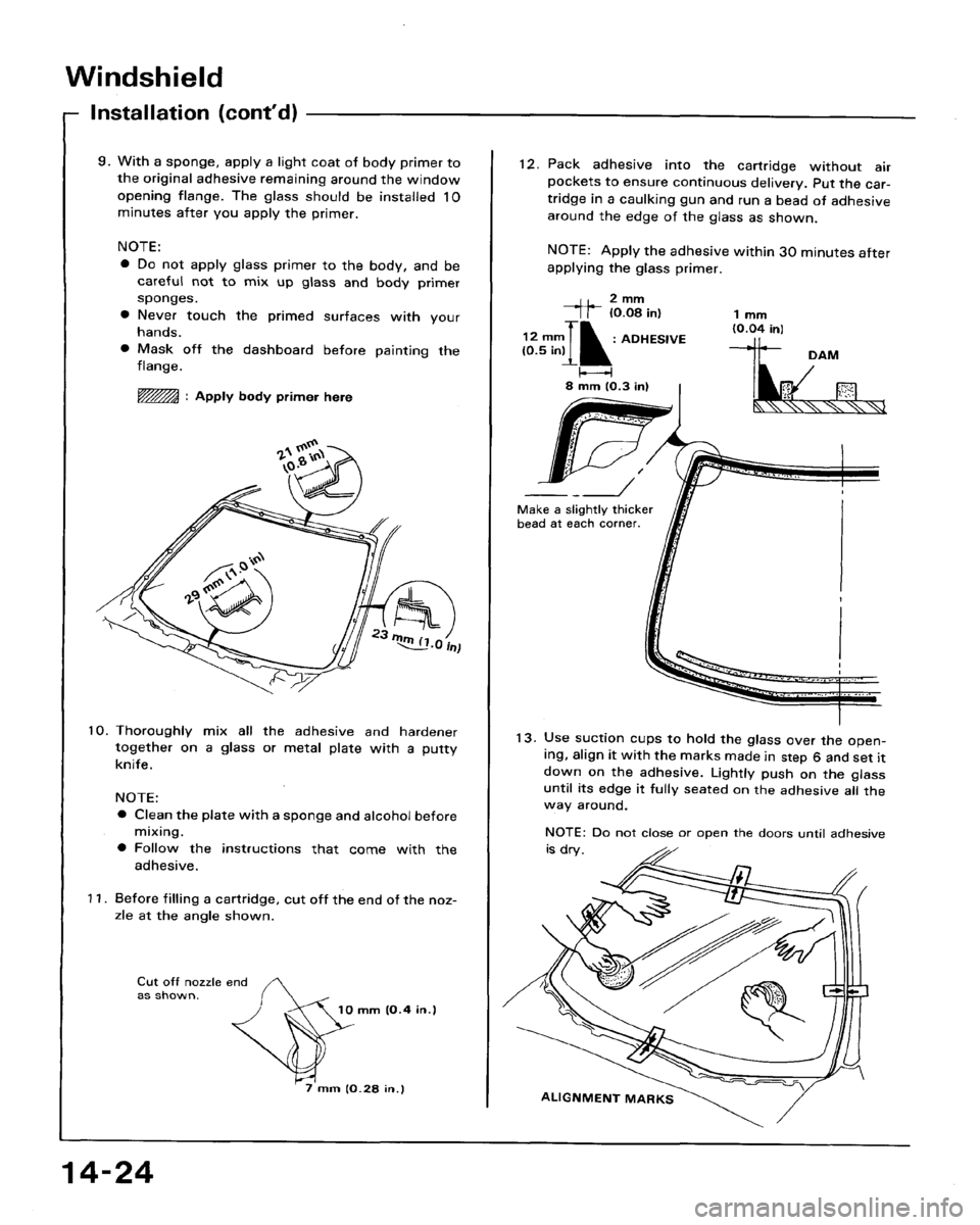 HONDA ACCORD 1994 CB / 4.G Workshop Manual HONDA ACCORD 1994 CB / 4.G Workshop Manual