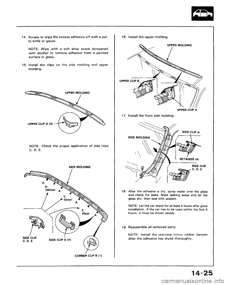 HONDA ACCORD 1994 CB / 4.G Workshop Manual HONDA ACCORD 1994 CB / 4.G Workshop Manual