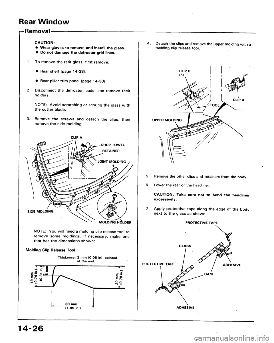 HONDA ACCORD 1994 CB / 4.G Workshop Manual HONDA ACCORD 1994 CB / 4.G Workshop Manual