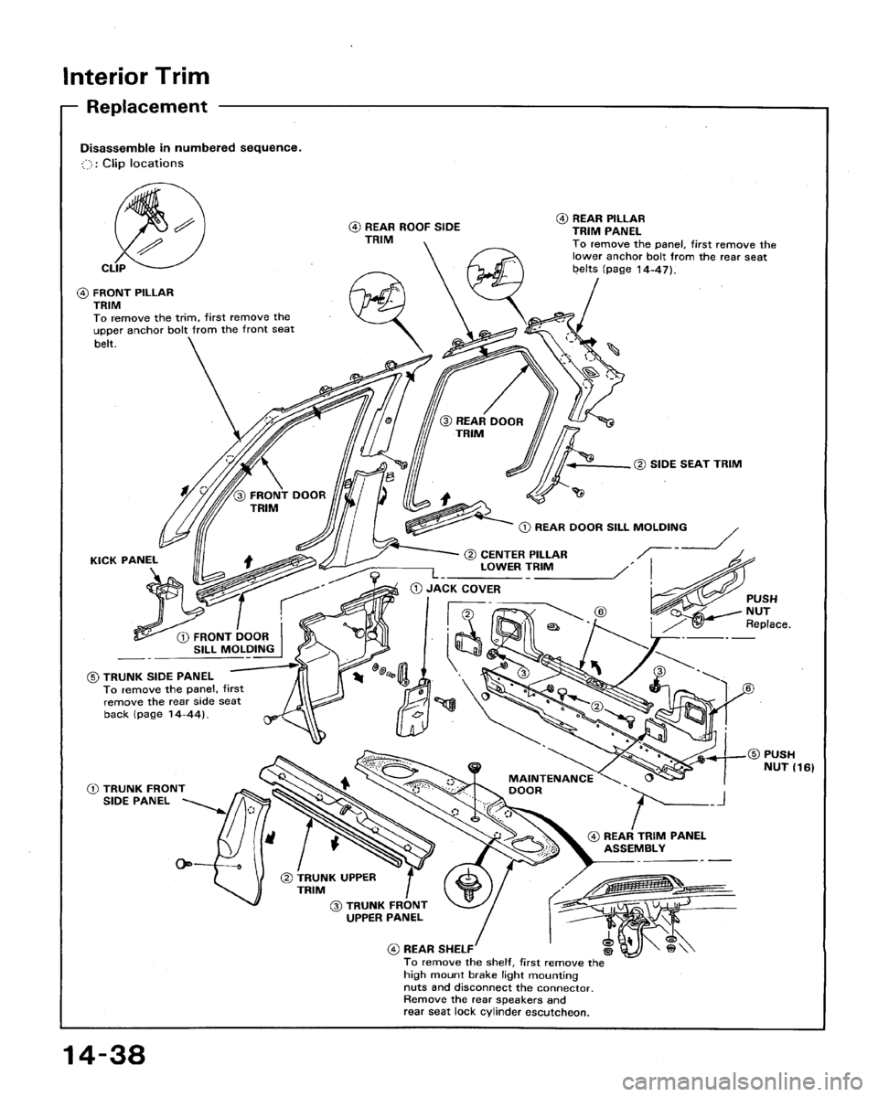 HONDA ACCORD 1994 CB / 4.G Workshop Manual HONDA ACCORD 1994 CB / 4.G Workshop Manual