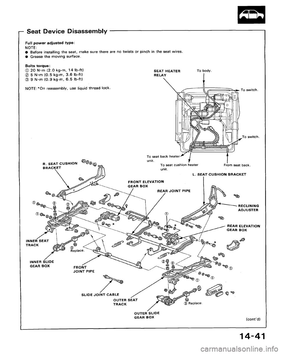 HONDA ACCORD 1994 CB / 4.G Workshop Manual HONDA ACCORD 1994 CB / 4.G Workshop Manual