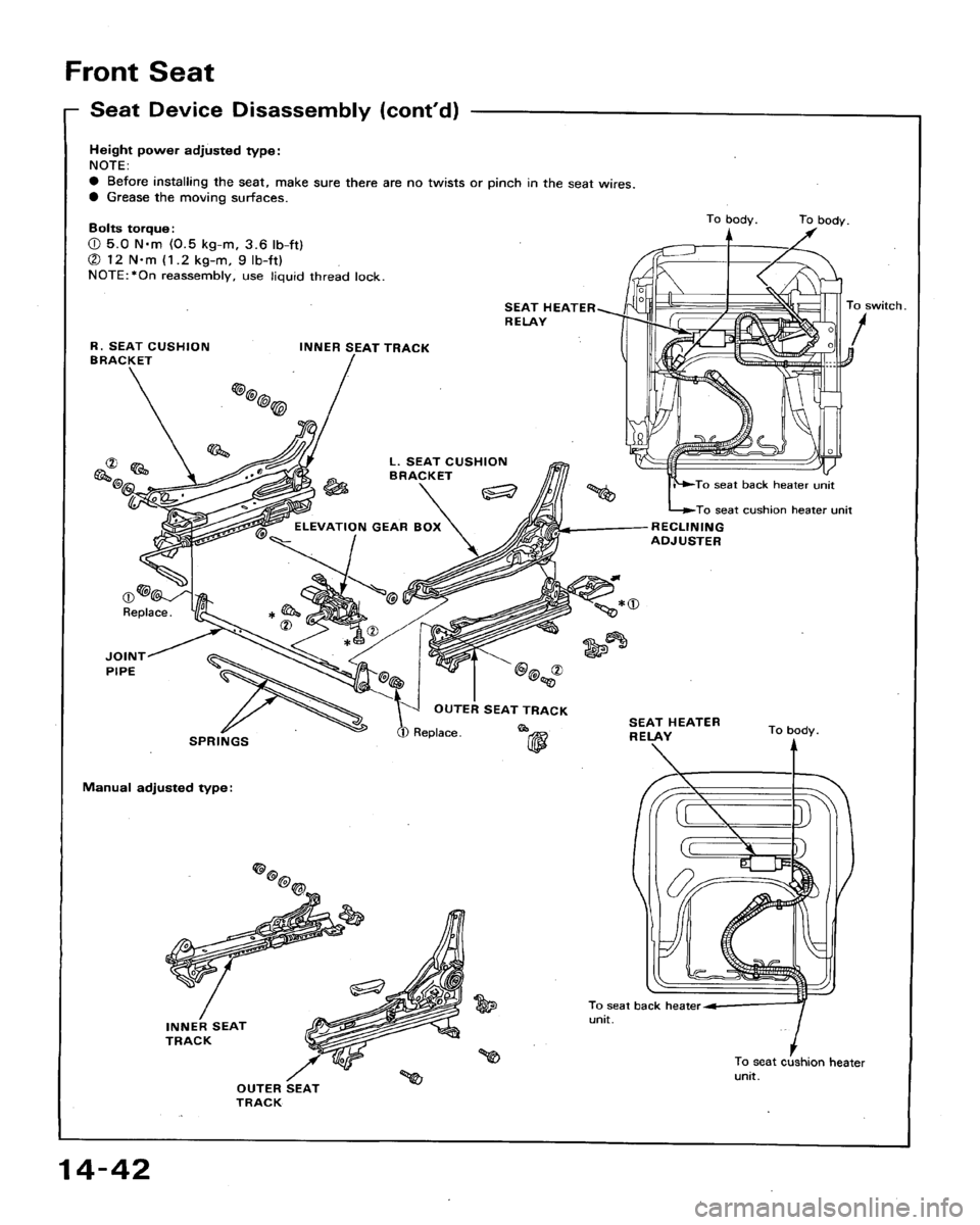 HONDA ACCORD 1994 CB / 4.G Workshop Manual HONDA ACCORD 1994 CB / 4.G Workshop Manual