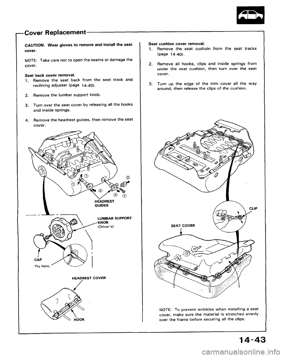 HONDA ACCORD 1994 CB / 4.G Workshop Manual HONDA ACCORD 1994 CB / 4.G Workshop Manual