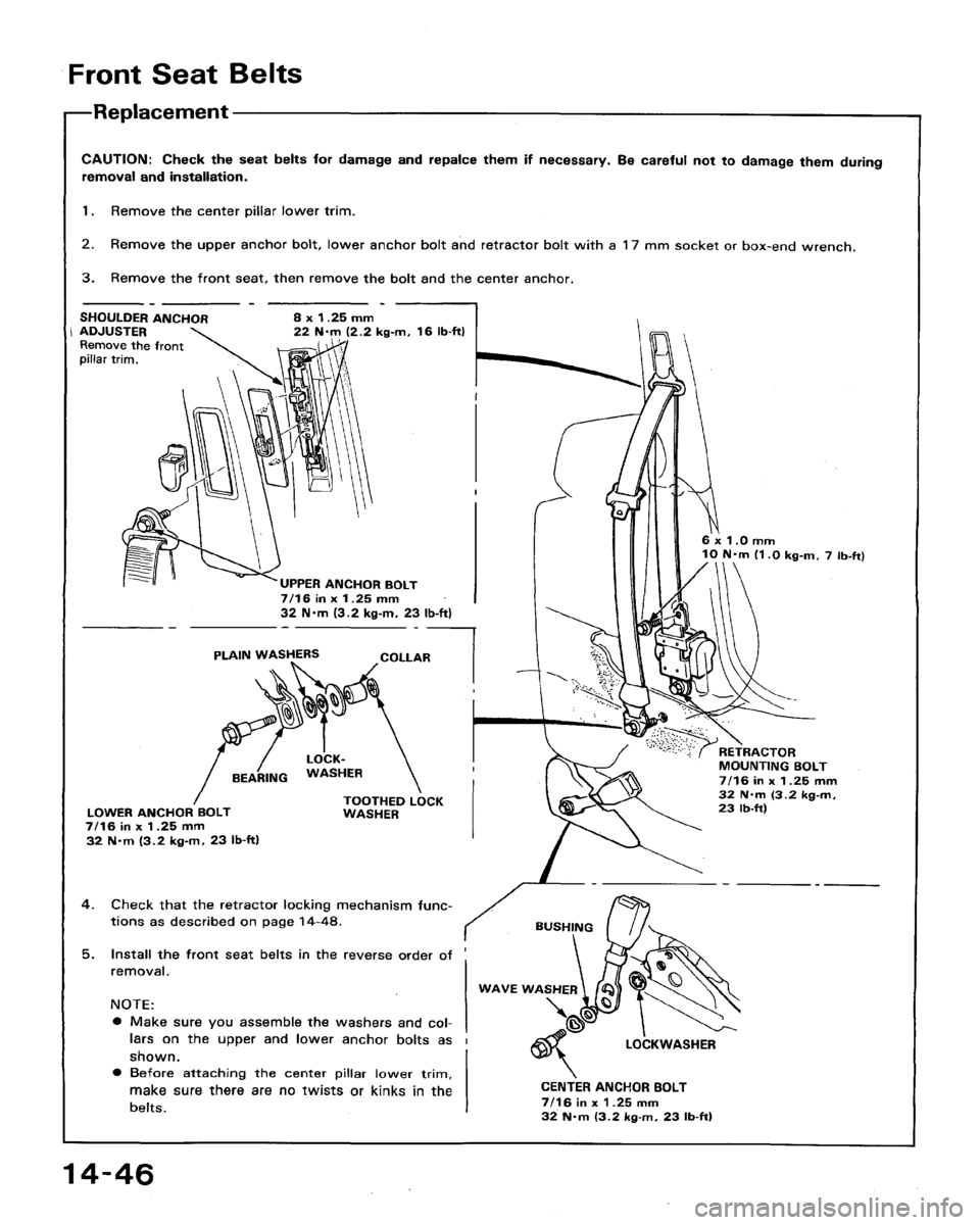 HONDA ACCORD 1994 CB / 4.G Workshop Manual HONDA ACCORD 1994 CB / 4.G Workshop Manual