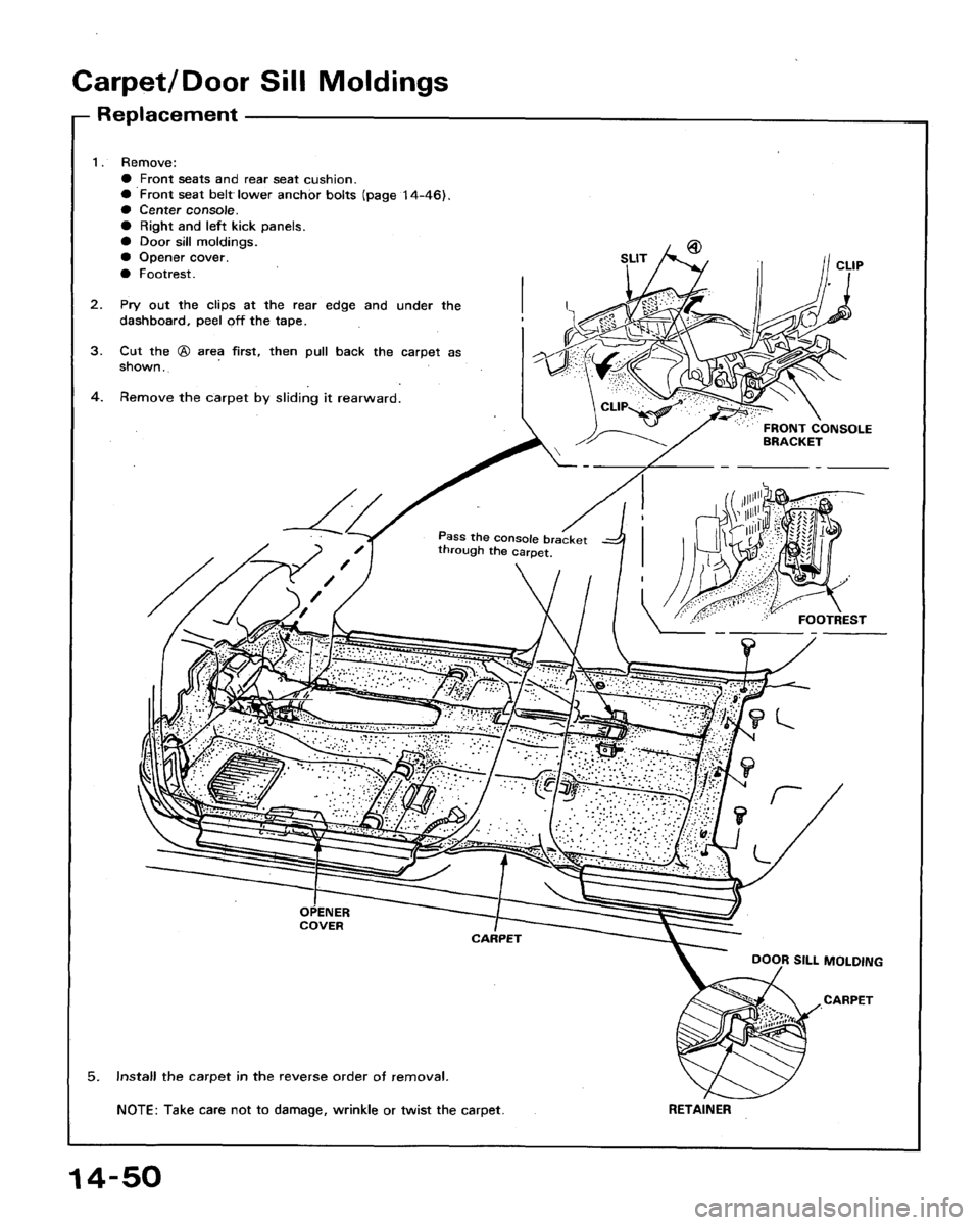 HONDA ACCORD 1994 CB / 4.G Workshop Manual HONDA ACCORD 1994 CB / 4.G Workshop Manual