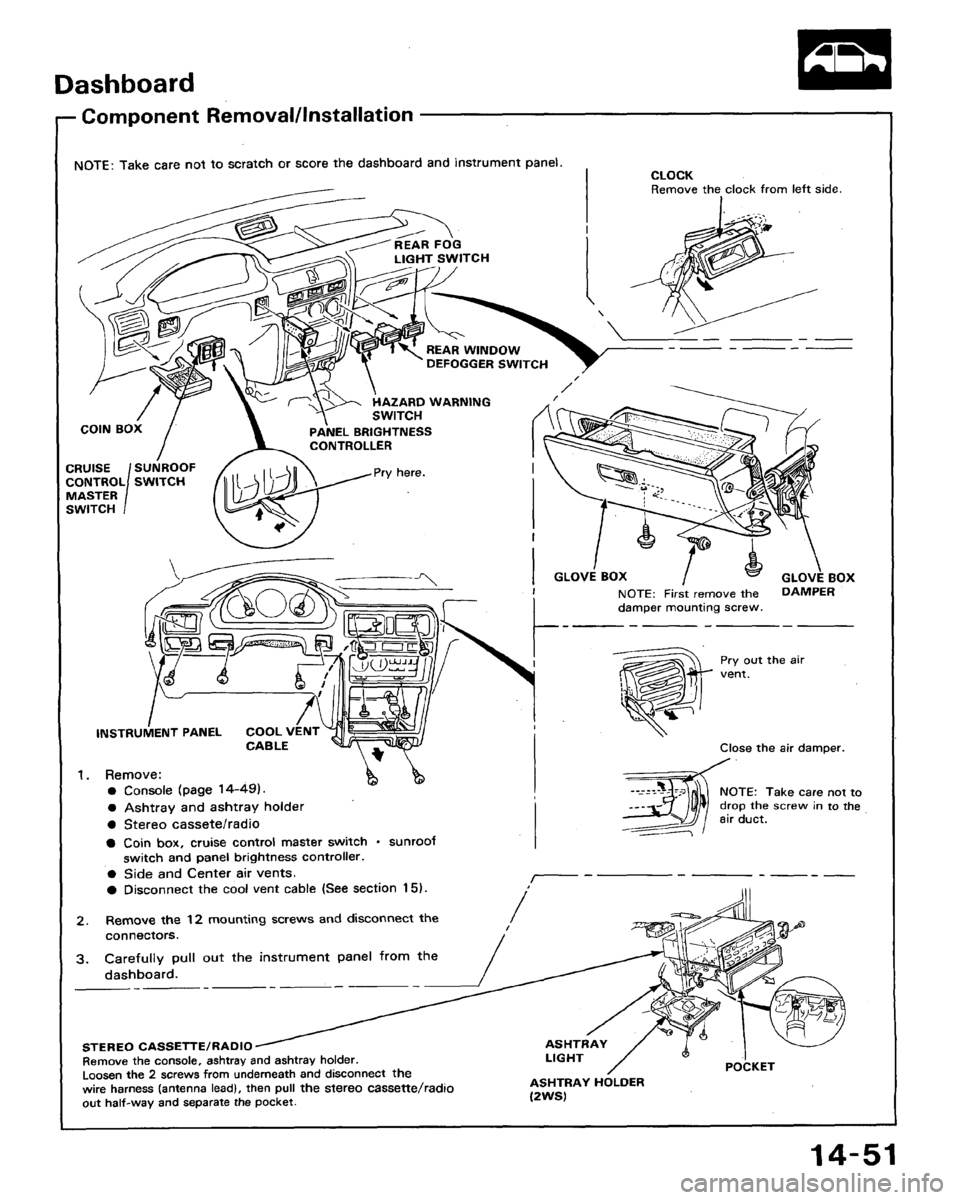 HONDA ACCORD 1994 CB / 4.G Workshop Manual HONDA ACCORD 1994 CB / 4.G Workshop Manual
