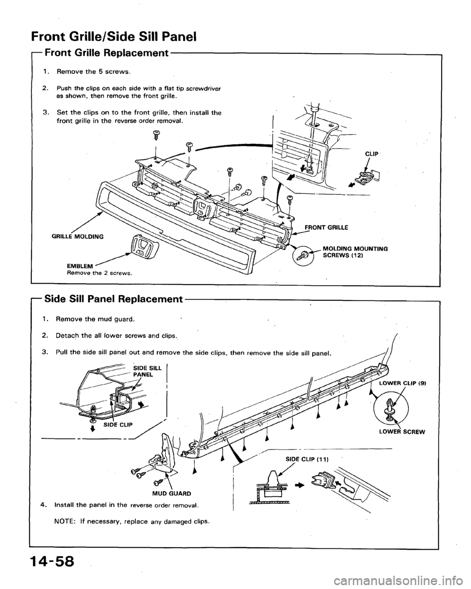 HONDA ACCORD 1994 CB / 4.G Workshop Manual HONDA ACCORD 1994 CB / 4.G Workshop Manual