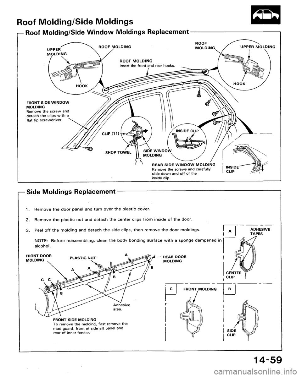 HONDA ACCORD 1994 CB / 4.G Workshop Manual HONDA ACCORD 1994 CB / 4.G Workshop Manual