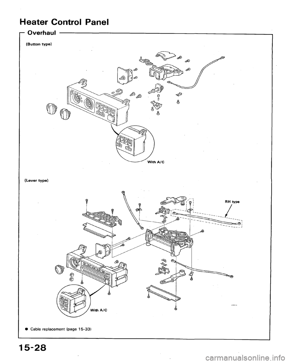 HONDA ACCORD 1994 CB / 4.G Workshop Manual HONDA ACCORD 1994 CB / 4.G Workshop Manual