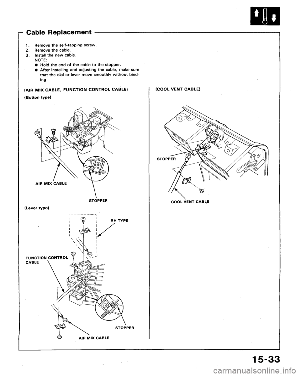 HONDA ACCORD 1994 CB / 4.G Workshop Manual HONDA ACCORD 1994 CB / 4.G Workshop Manual
