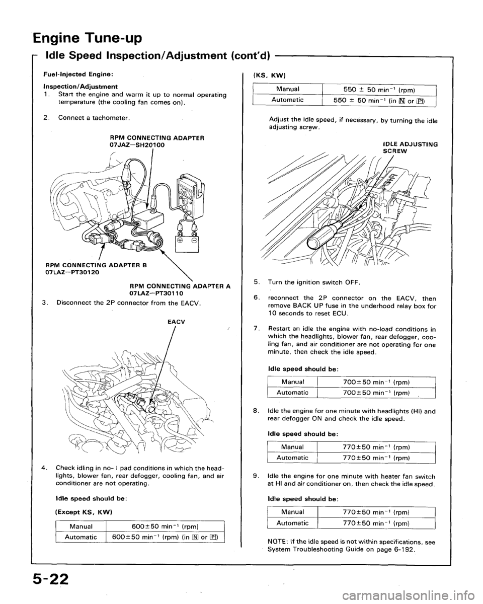 HONDA ACCORD 1992 CB / 4.G Manual PDF 