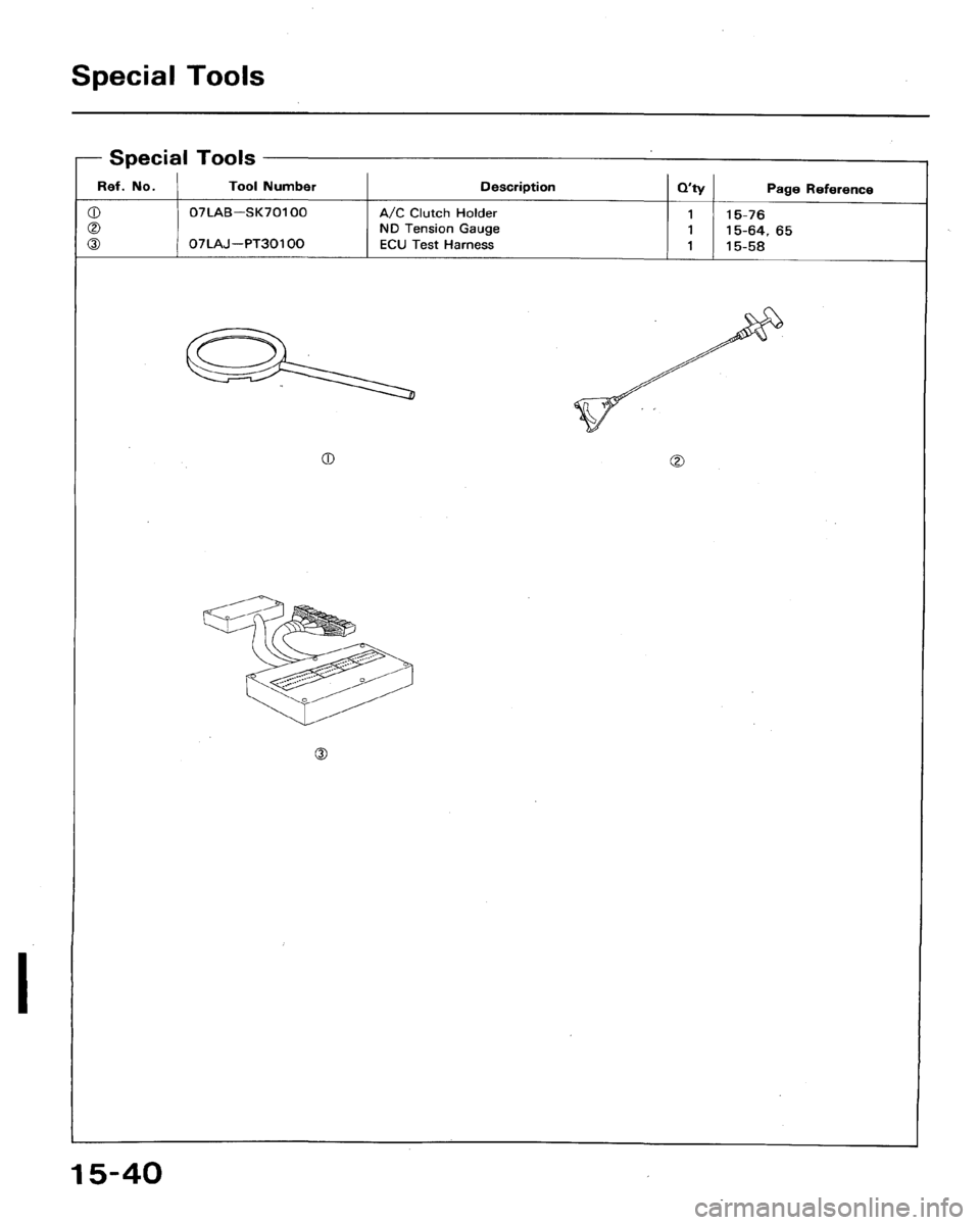 HONDA ACCORD 1994 CB / 4.G Workshop Manual HONDA ACCORD 1994 CB / 4.G Workshop Manual