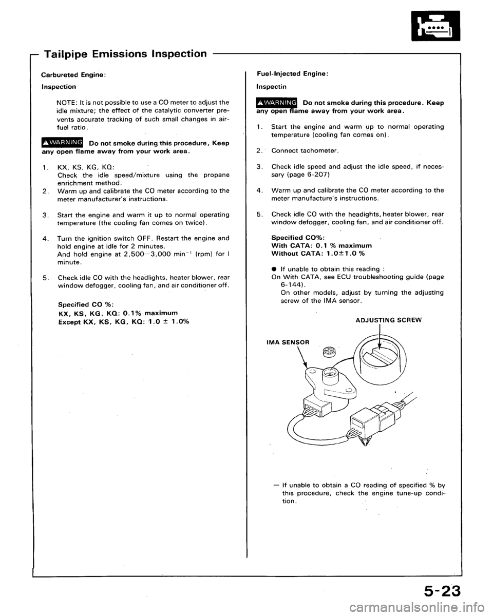 HONDA ACCORD 1989 CB / 4.G Manual PDF 