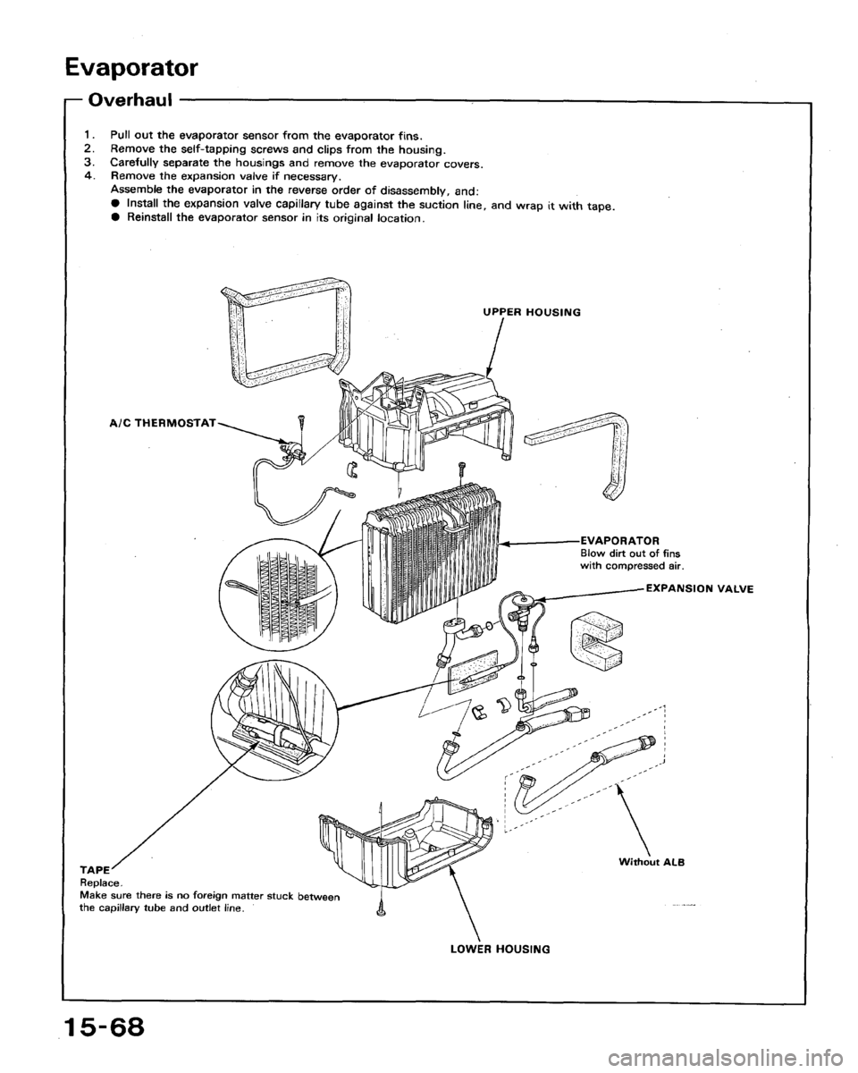 HONDA ACCORD 1994 CB / 4.G Workshop Manual HONDA ACCORD 1994 CB / 4.G Workshop Manual