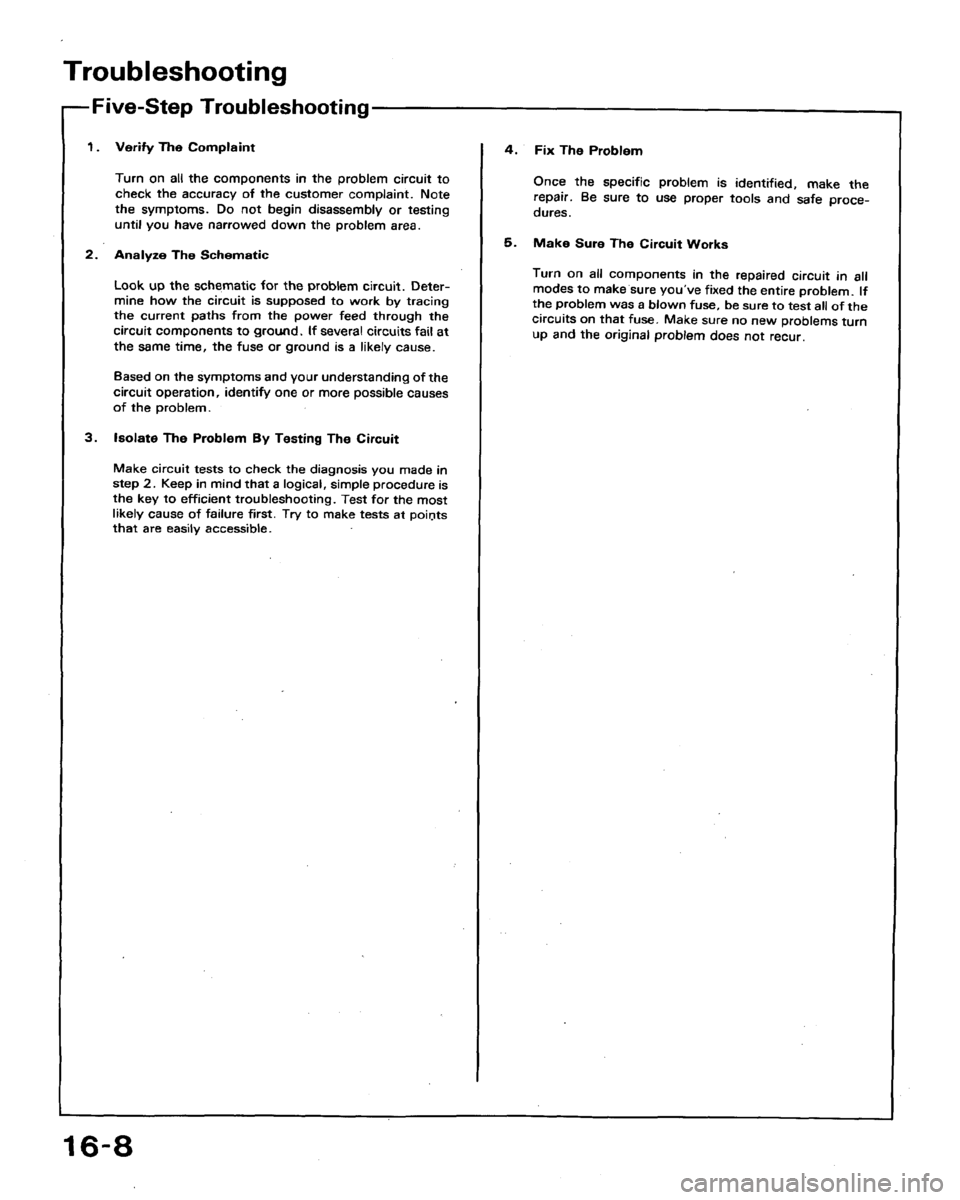 HONDA ACCORD 1990 CB / 4.G Workshop Manual HONDA ACCORD 1990 CB / 4.G Workshop Manual