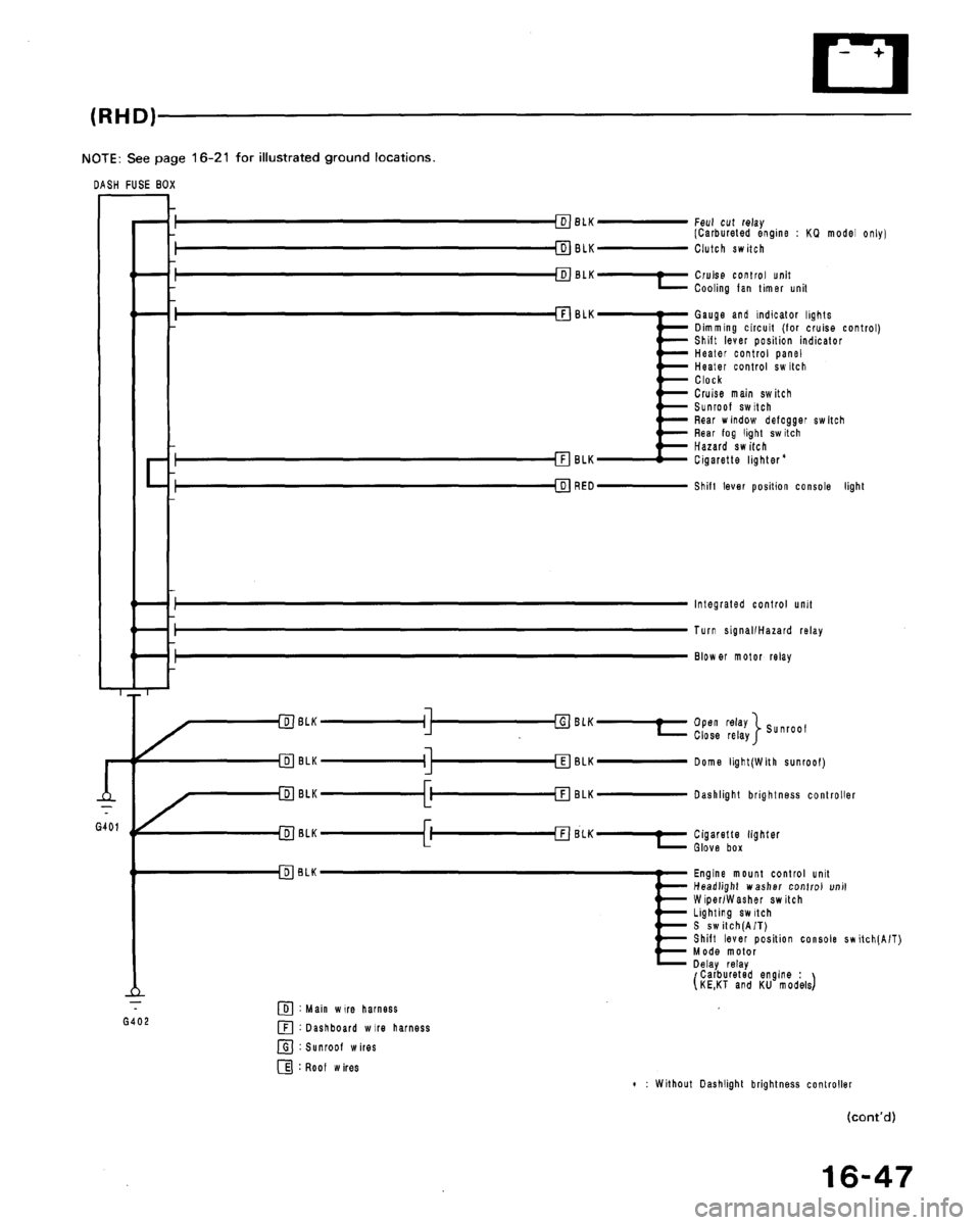 HONDA ACCORD 1994 CB / 4.G Workshop Manual HONDA ACCORD 1994 CB / 4.G Workshop Manual