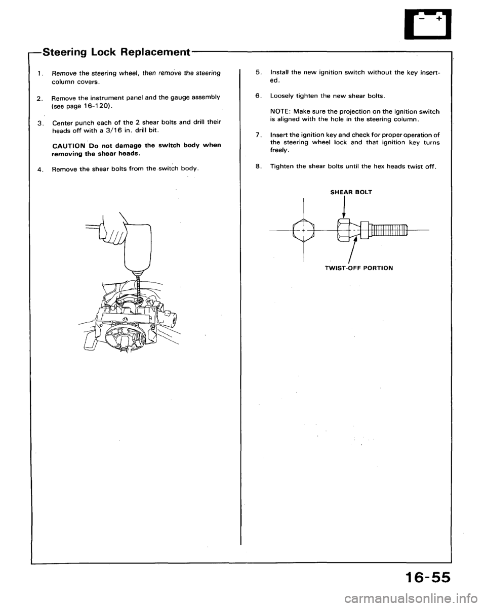 HONDA ACCORD 1994 CB / 4.G Workshop Manual HONDA ACCORD 1994 CB / 4.G Workshop Manual