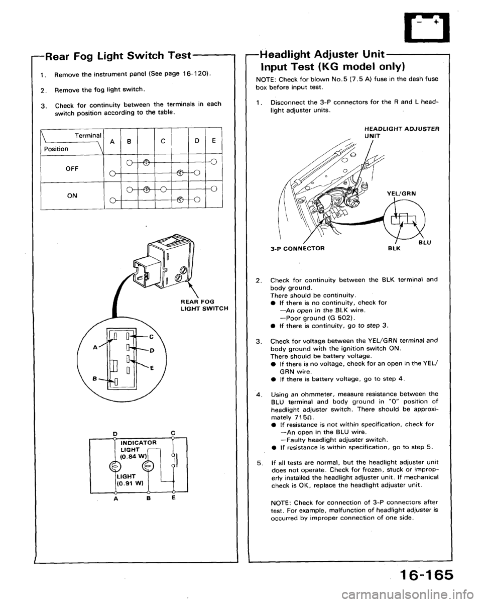 HONDA ACCORD 1994 CB / 4.G Workshop Manual HONDA ACCORD 1994 CB / 4.G Workshop Manual