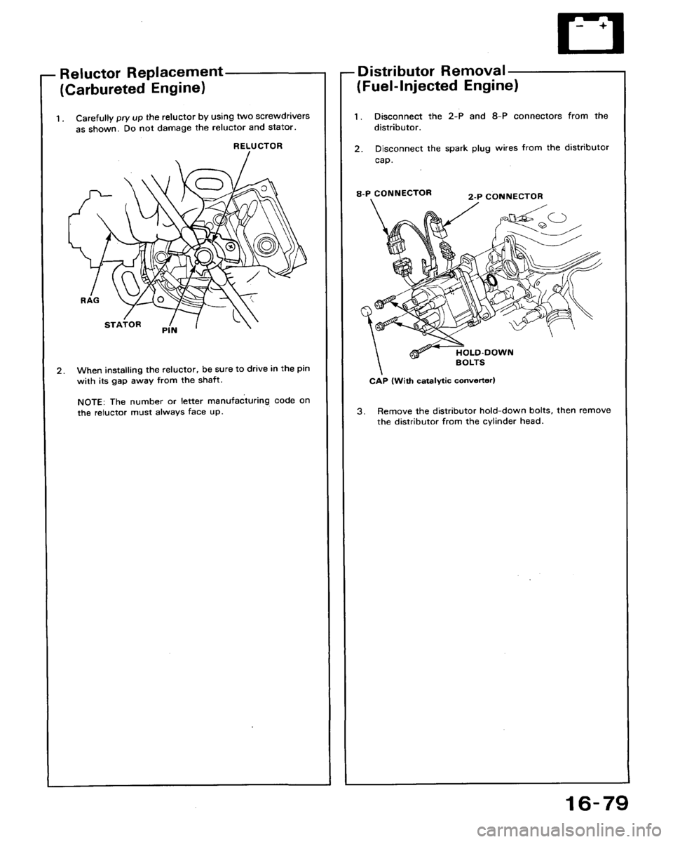 HONDA ACCORD 1994 CB / 4.G Workshop Manual HONDA ACCORD 1994 CB / 4.G Workshop Manual