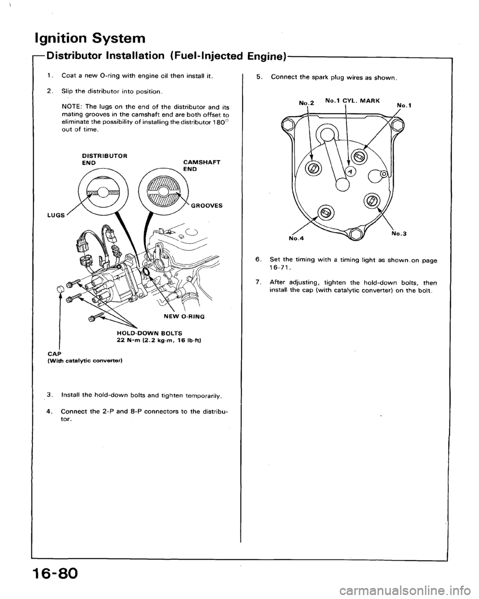 HONDA ACCORD 1994 CB / 4.G Workshop Manual HONDA ACCORD 1994 CB / 4.G Workshop Manual