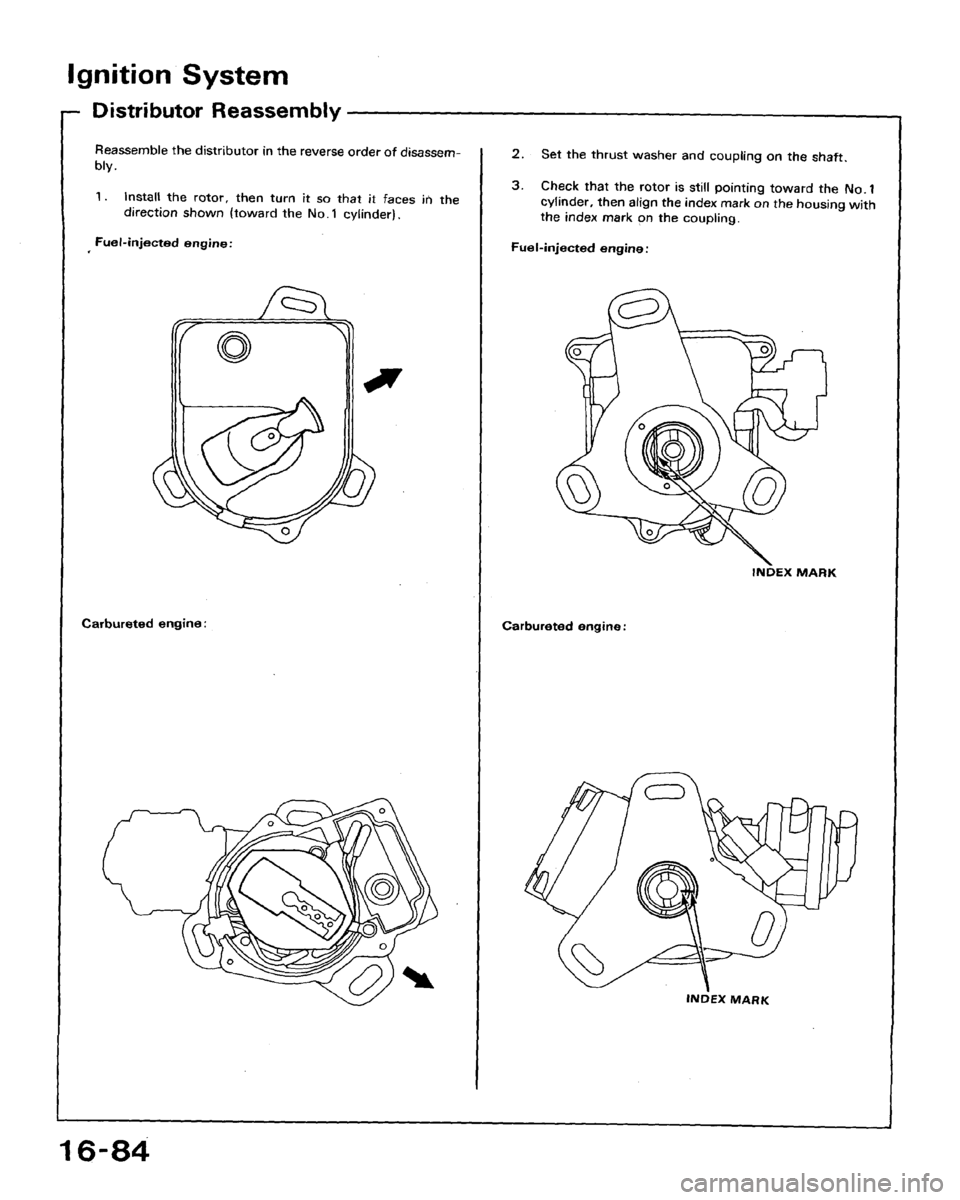 HONDA ACCORD 1994 CB / 4.G Workshop Manual HONDA ACCORD 1994 CB / 4.G Workshop Manual