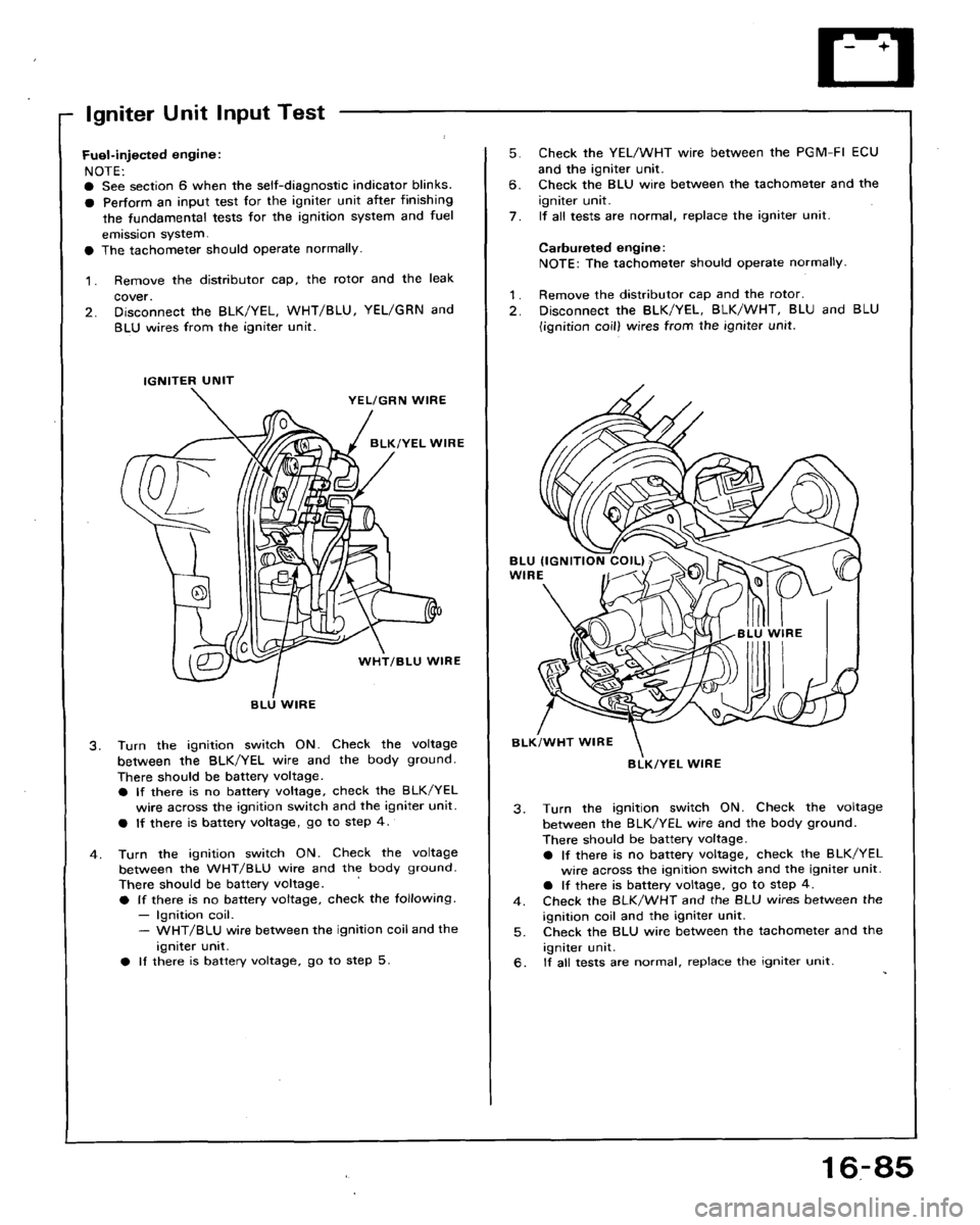 HONDA ACCORD 1994 CB / 4.G Workshop Manual HONDA ACCORD 1994 CB / 4.G Workshop Manual