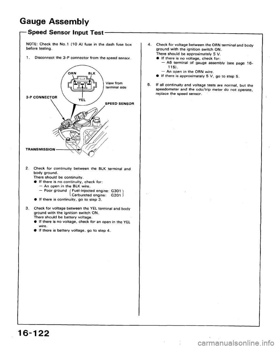 HONDA ACCORD 1994 CB / 4.G Workshop Manual HONDA ACCORD 1994 CB / 4.G Workshop Manual