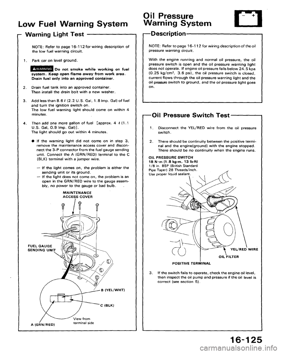 HONDA ACCORD 1990 CB / 4.G Workshop Manual HONDA ACCORD 1990 CB / 4.G Workshop Manual