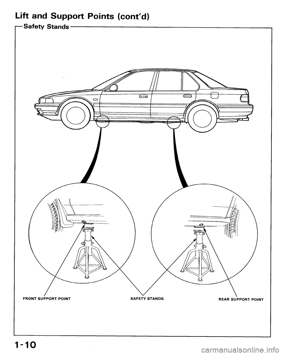 HONDA ACCORD 1991 CB / 4.G Workshop Manual 