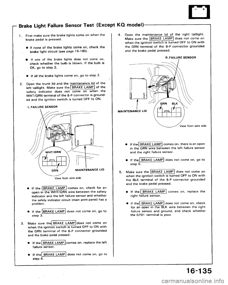 HONDA ACCORD 1990 CB / 4.G Workshop Manual HONDA ACCORD 1990 CB / 4.G Workshop Manual