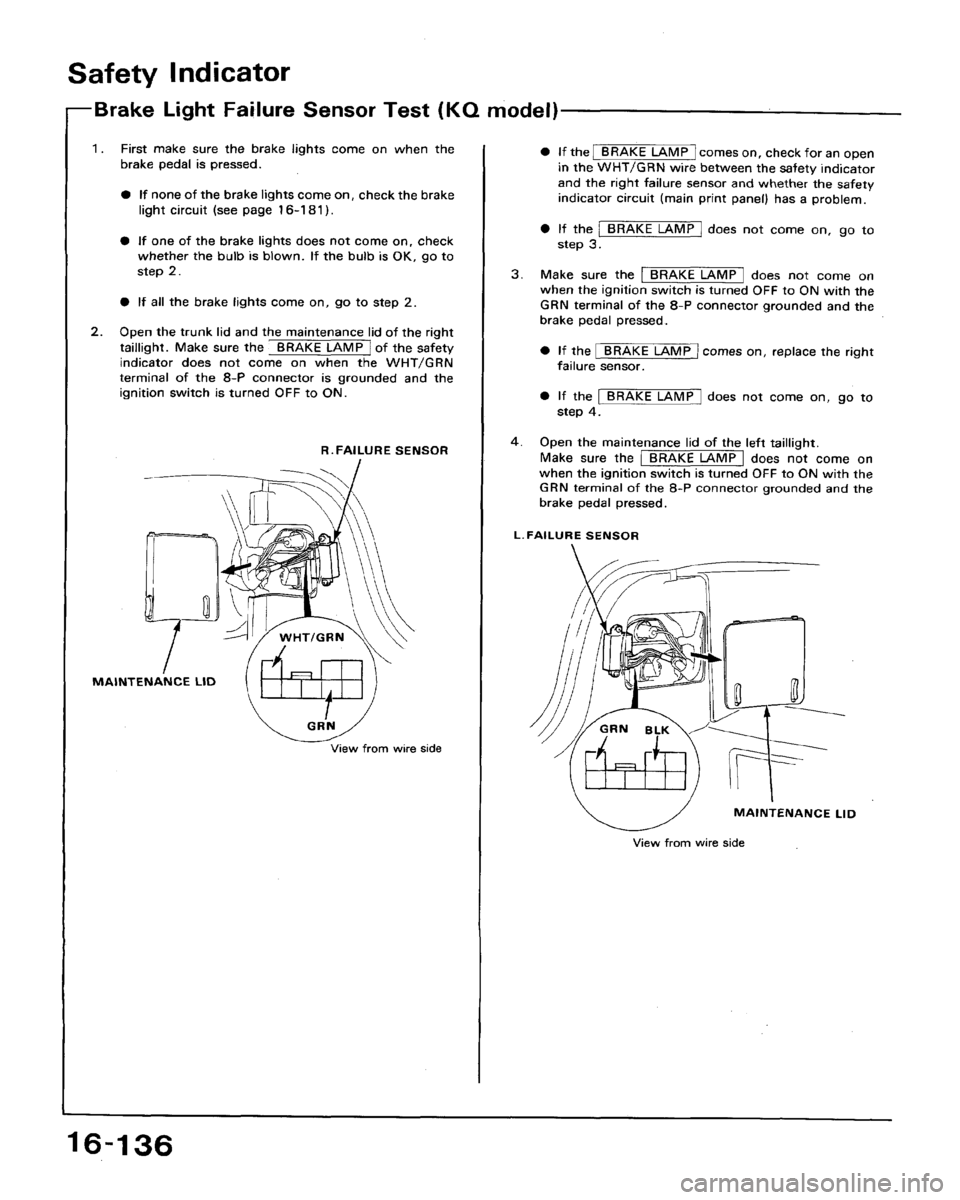 HONDA ACCORD 1990 CB / 4.G Workshop Manual HONDA ACCORD 1990 CB / 4.G Workshop Manual