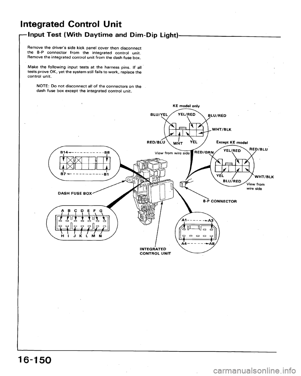 HONDA ACCORD 1994 CB / 4.G Workshop Manual 