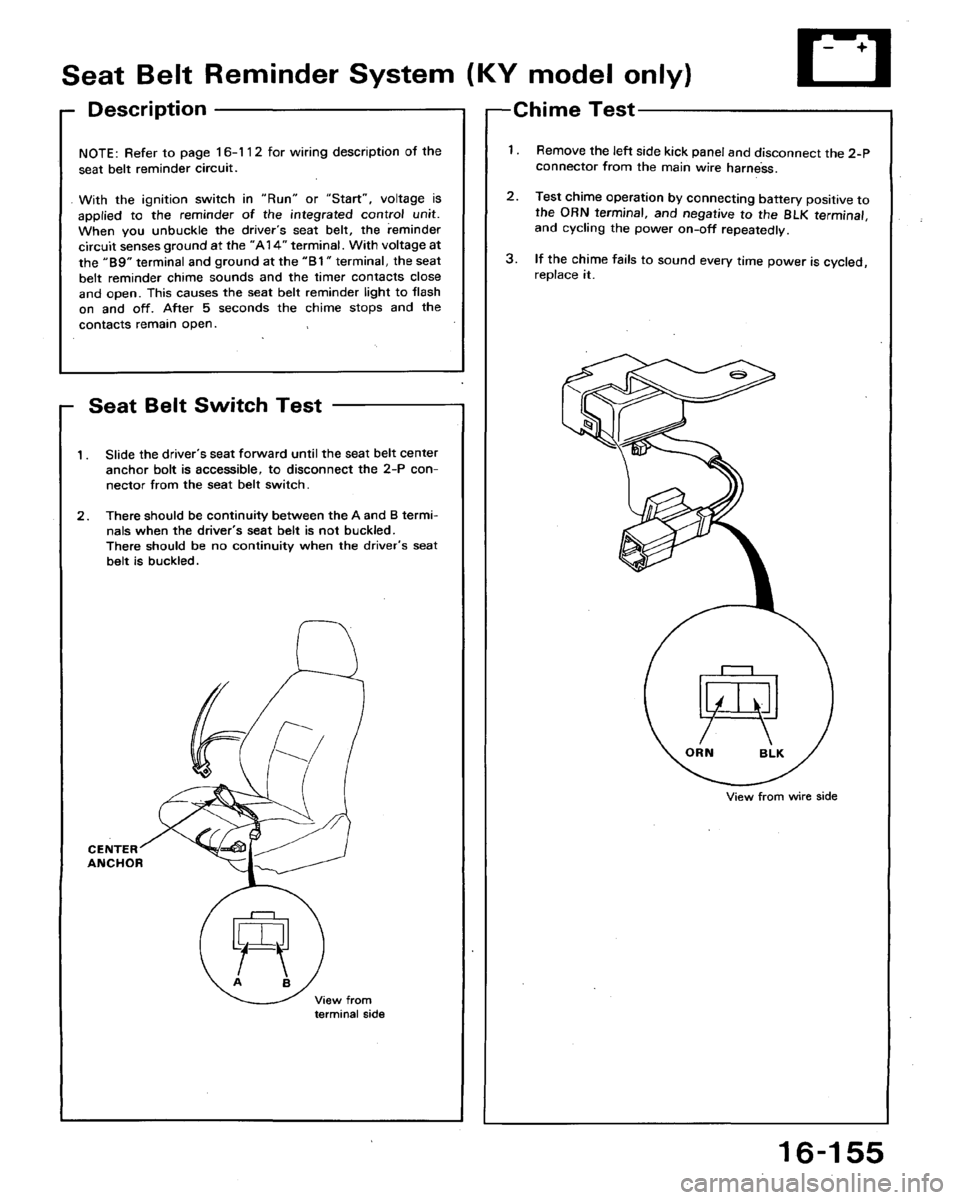 HONDA ACCORD 1994 CB / 4.G Workshop Manual HONDA ACCORD 1994 CB / 4.G Workshop Manual