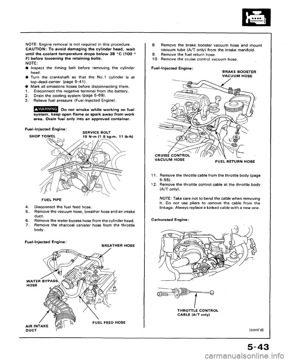 HONDA ACCORD 1991 CB / 4.G Owners Manual 